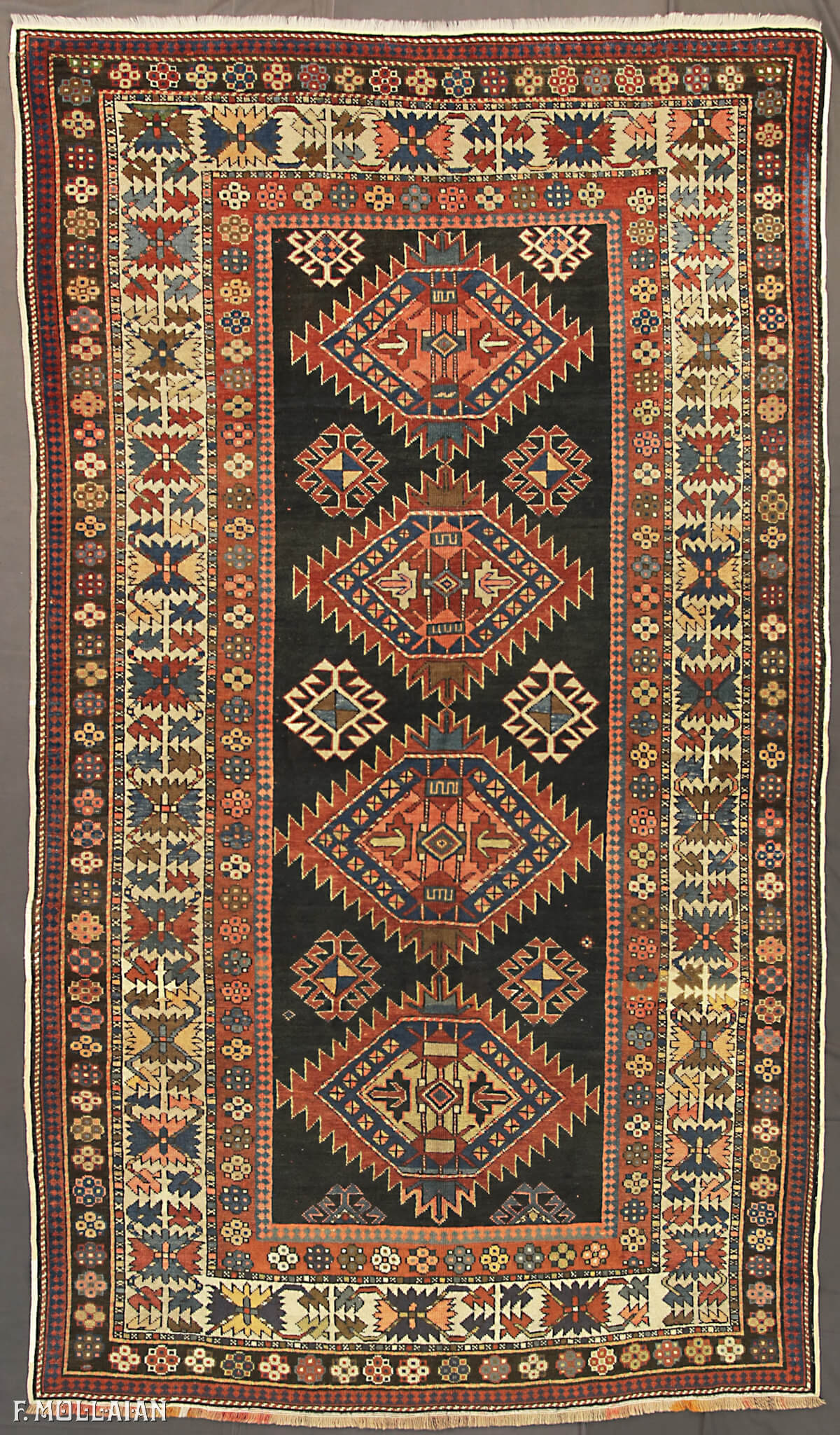 Antique Caucasian Lezghi Rug n°:31580007